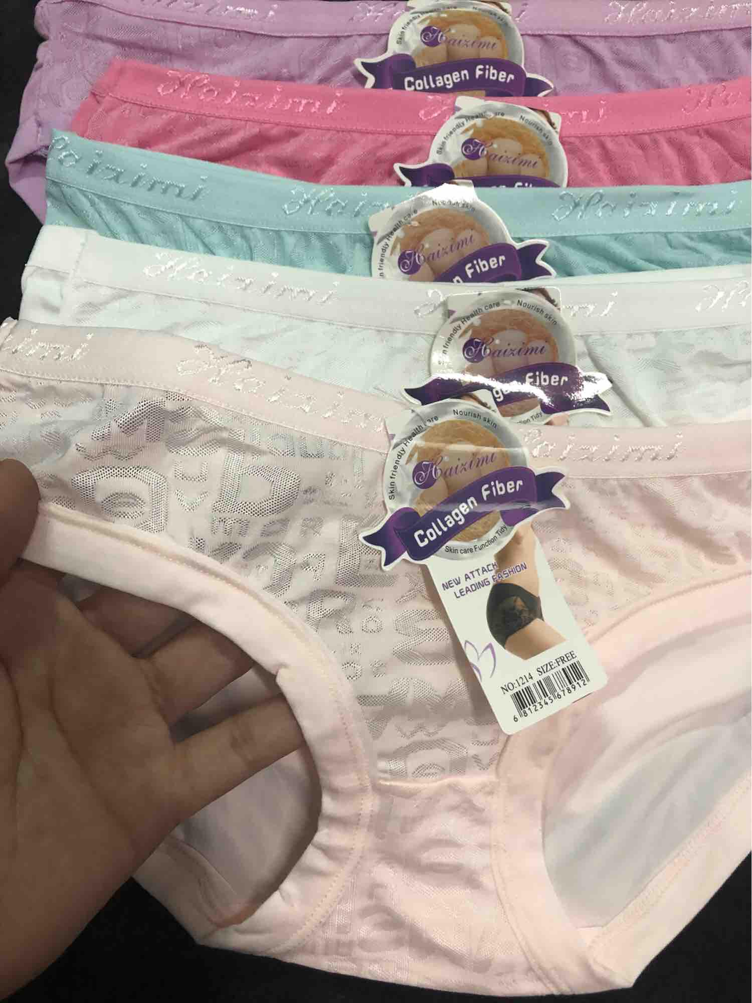Combo 10 quần lót nữ cotton gấm (VN.1214)