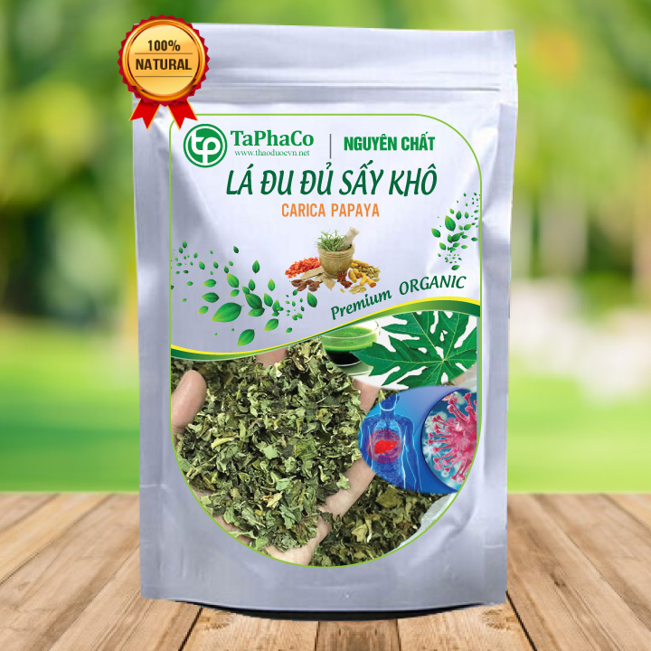 Lá đu đủ khô 500g