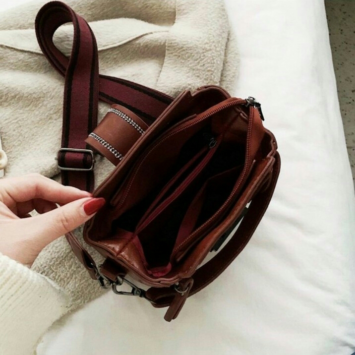 Túi nữ đeo chéo 2 dải phong cách hàn quốc  HL 346