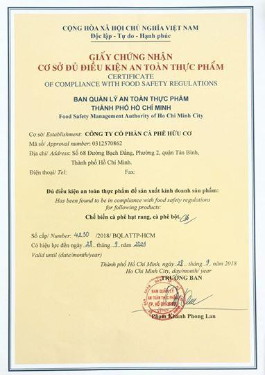 [HCM]Cà phê hữu cơ Đà Lạt 55 - Robusta 100% 500 gram