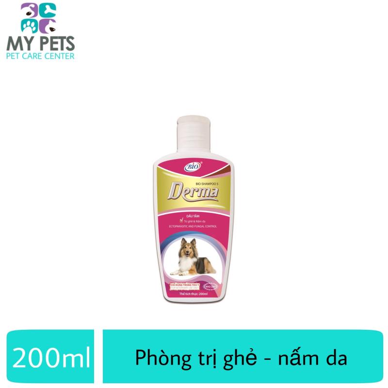 Sữa tắm diệt ve ghẻ, nấm da cho chó mèo - Bio Derma 200ml