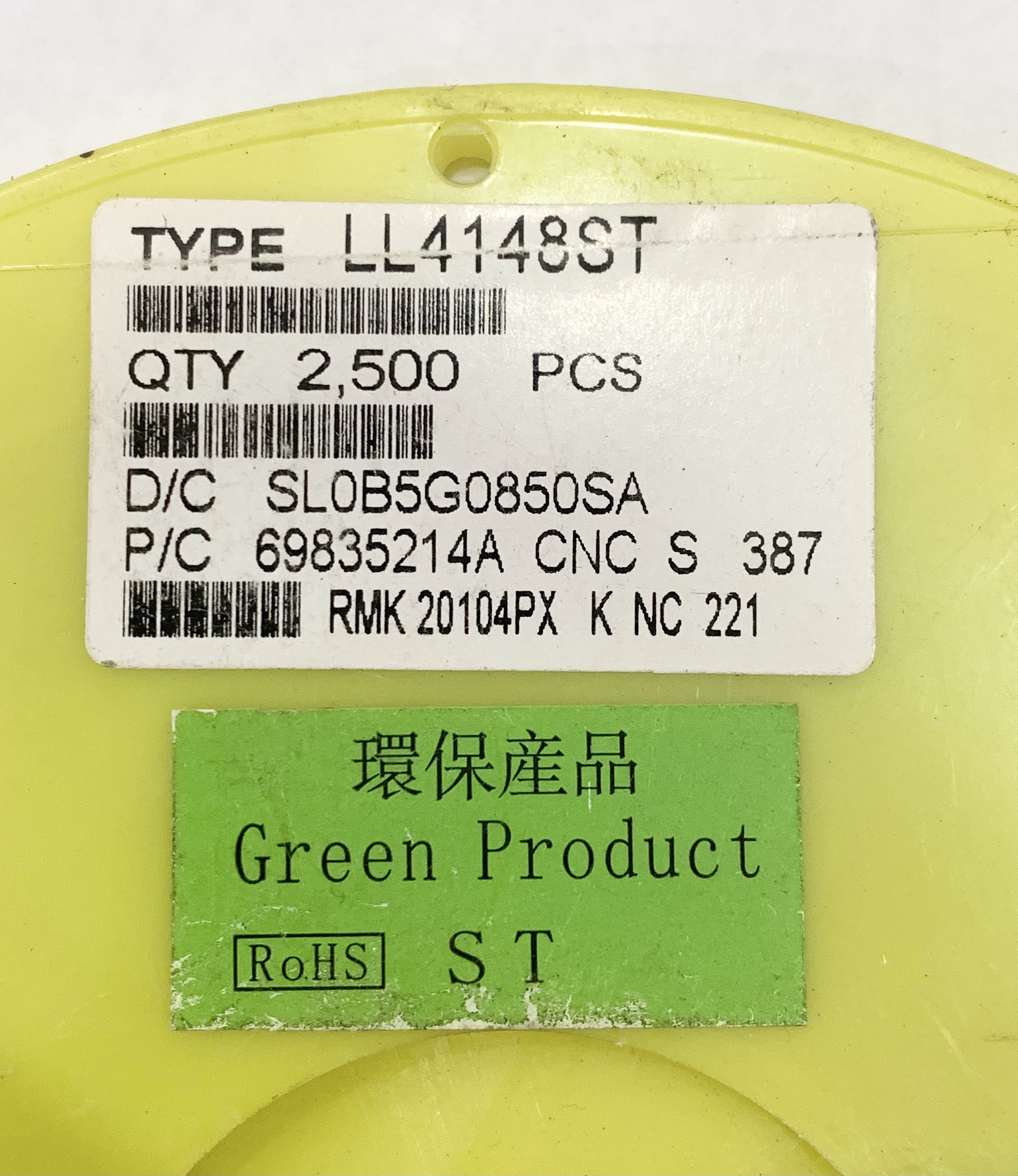 Diode Đi Ốt 1N4148 Dán SMD SOT-80  (set 500pcs)