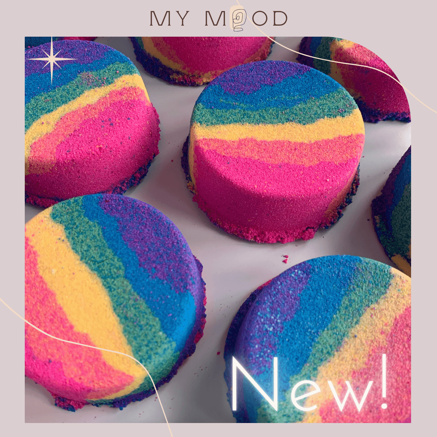 My mood pride bath bomb
