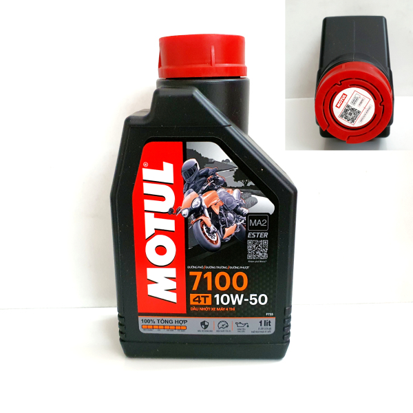 [HCM]NHỚT XE MÁY TỔNG HỢP MOTUL 7100 10W50 1L dầu nhớt chính hãng - dầu nhớt xịn chăm sóc xe toàn diện
