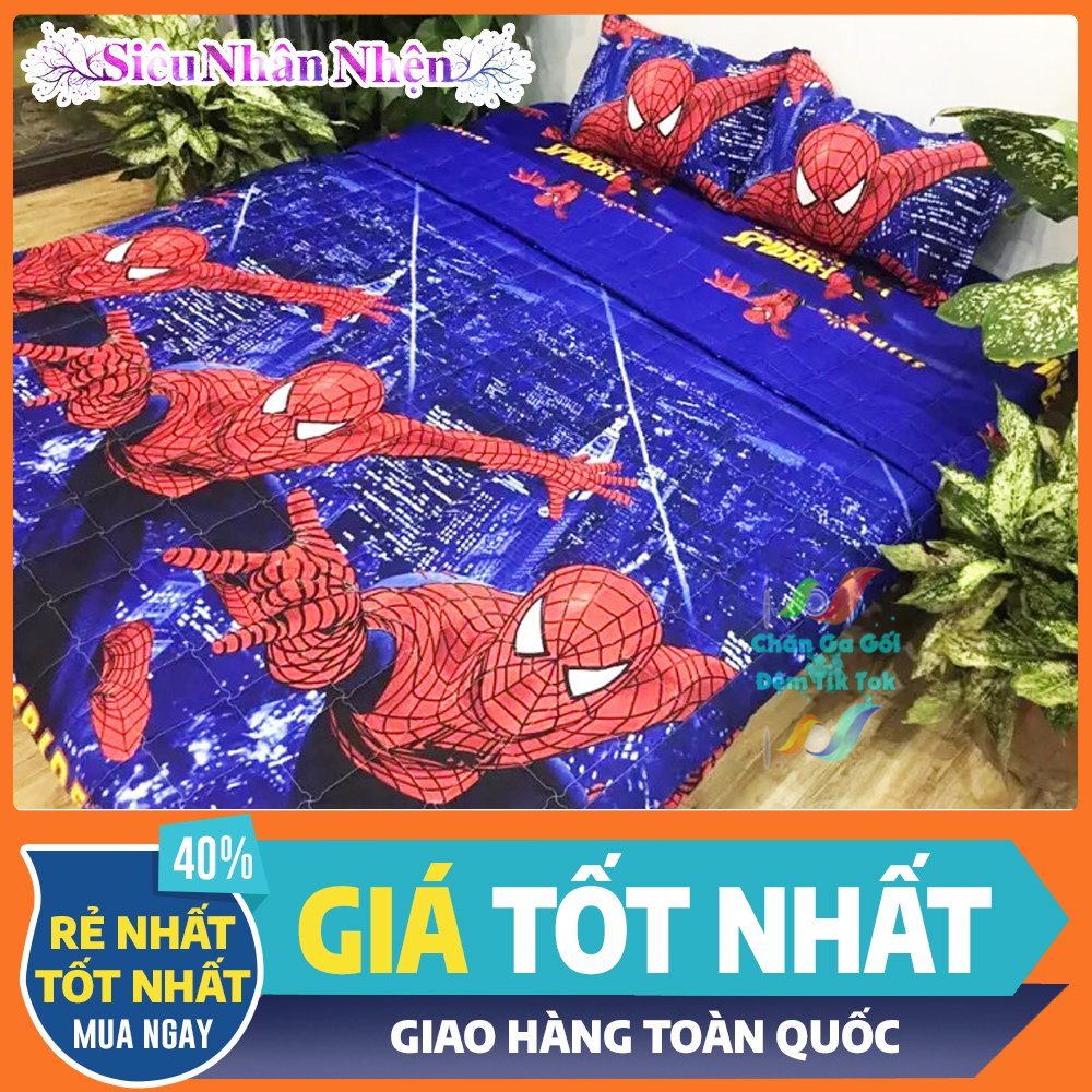 Ga Giường Siêu Nhân Nhện dành cho các Bé - Đủ mọi kích thước