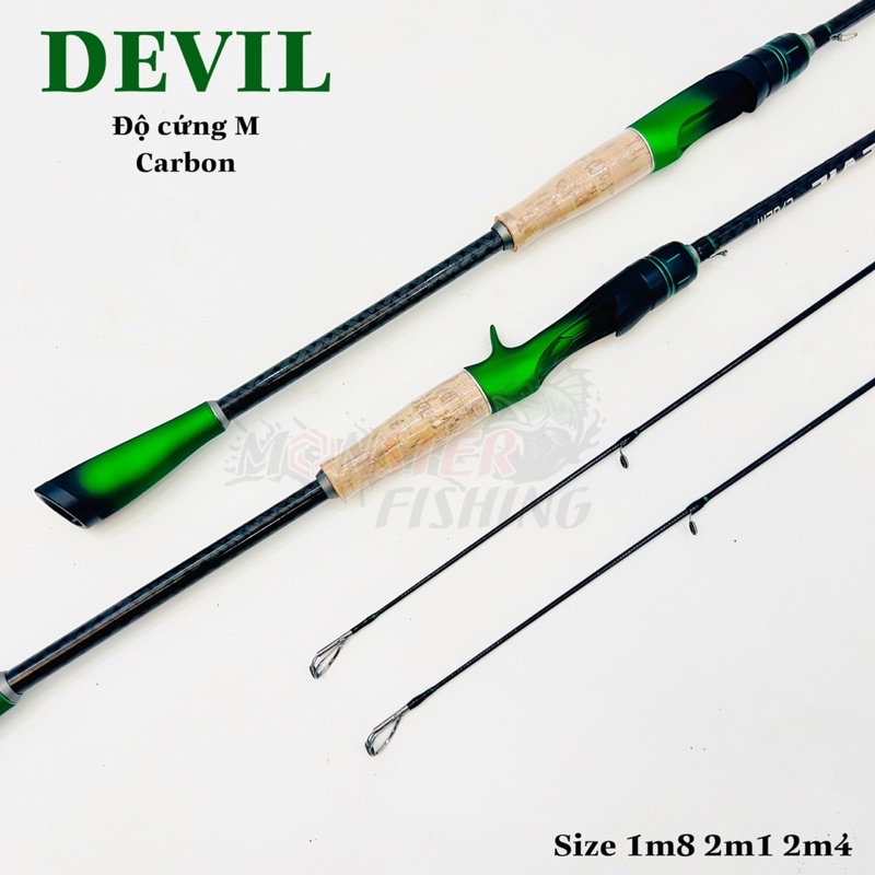 Cần câu lure Monster DEVIL SIÊU KHOẺ SIÊU RẺ sale
