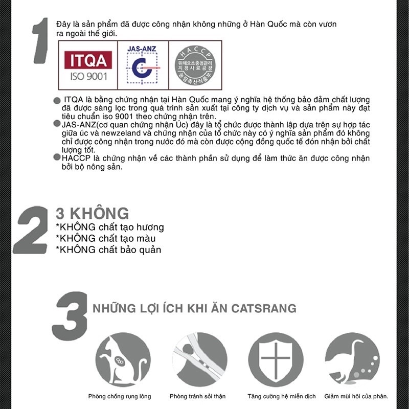 Hạt Catsrang cho mèo