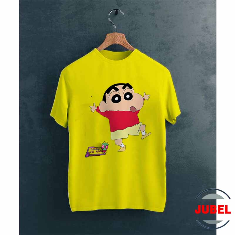 [HCM]Áo thun Unisex - shin cartoon thư giản