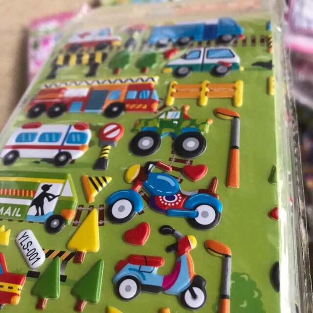 Sticker Dán Nổi Nhiều Mẫu Khác Nhau