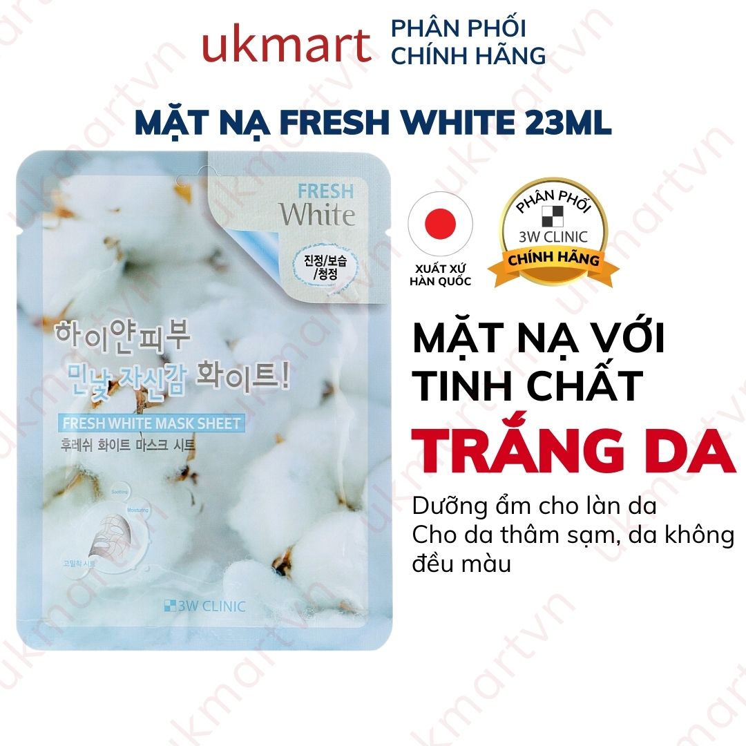 Mặt Nạ Dưỡng Da 3W CLINIC Fresh Mask 23ml