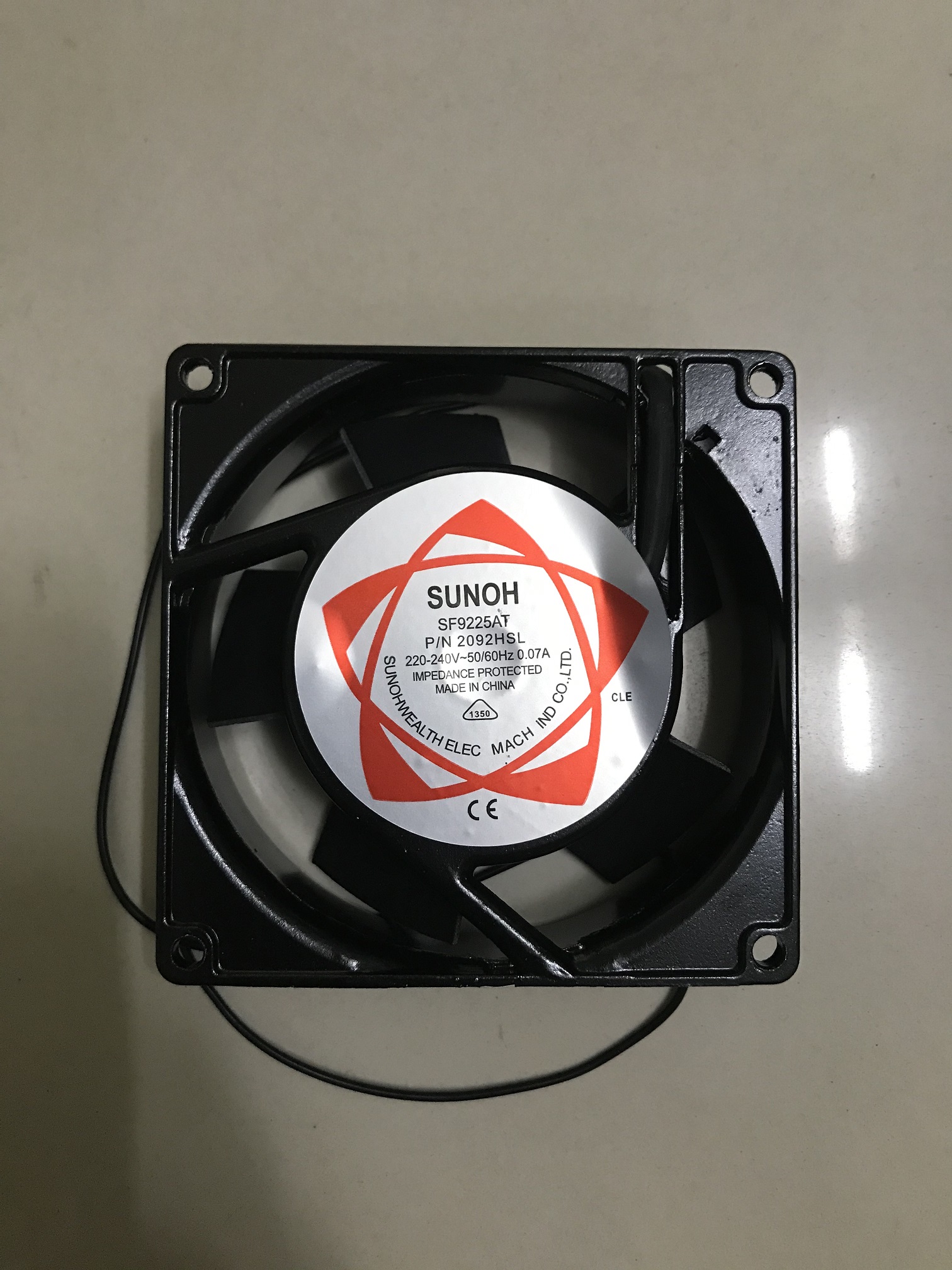 [HCM]Quạt tản nhiệt quạt hút gió tủ lạnh sunoh 2 dây 9x9