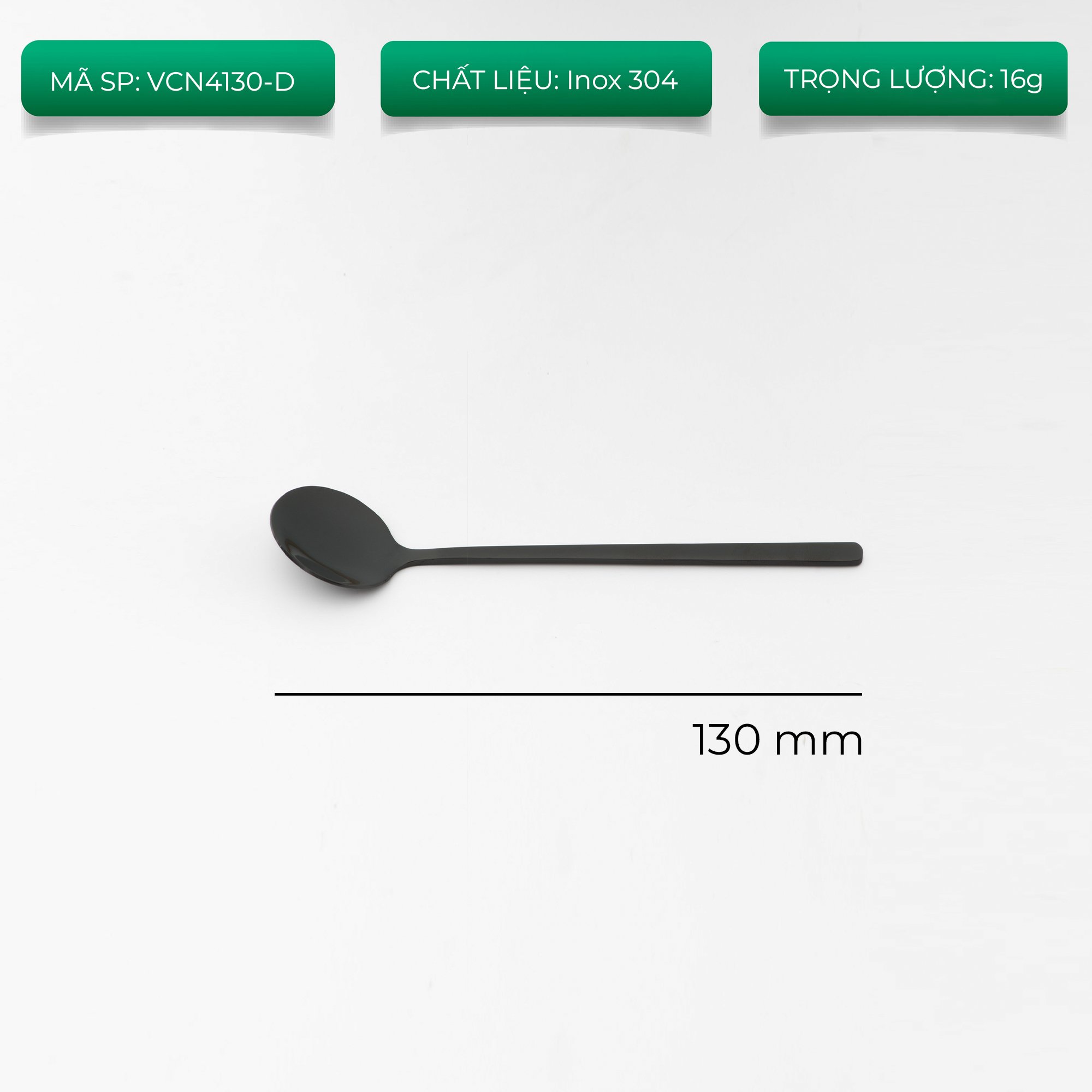 [HCM]Muỗng cà phê inox 13cm