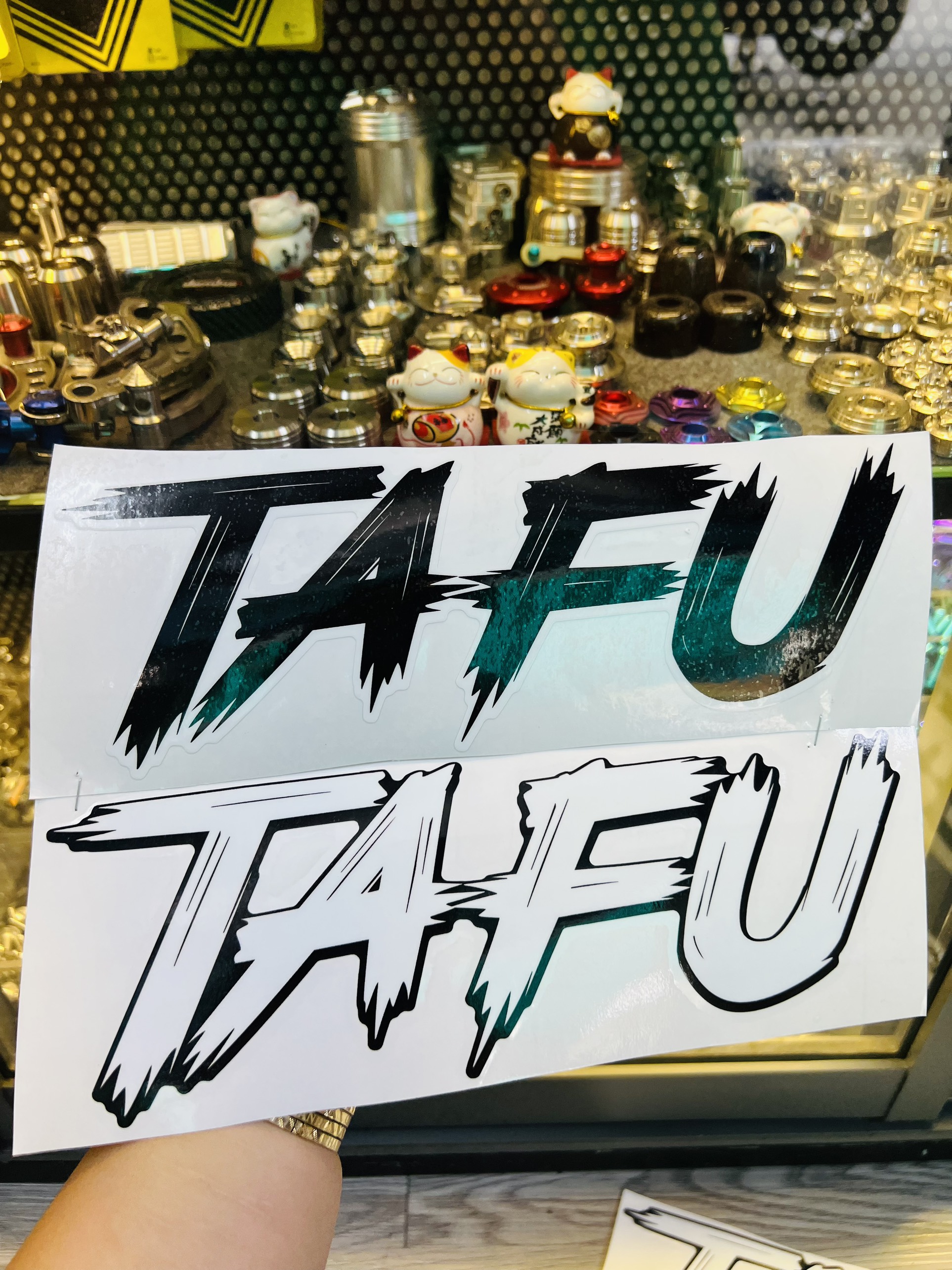 Tem Dán Chữ TaFu 25cm [ Lột sill được ]