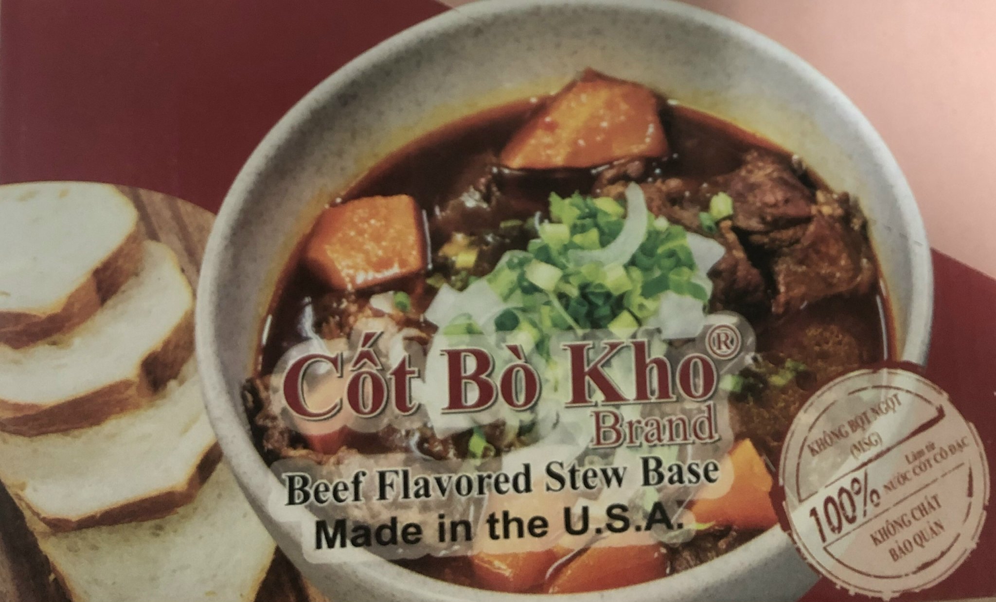 Nước dùng cô đặc nấu Bò kho
