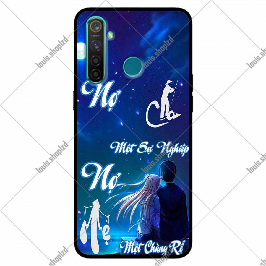 Ốp lưng in chorealme 5s - realme 5i mẫu nợ cha nợ mẹ rể