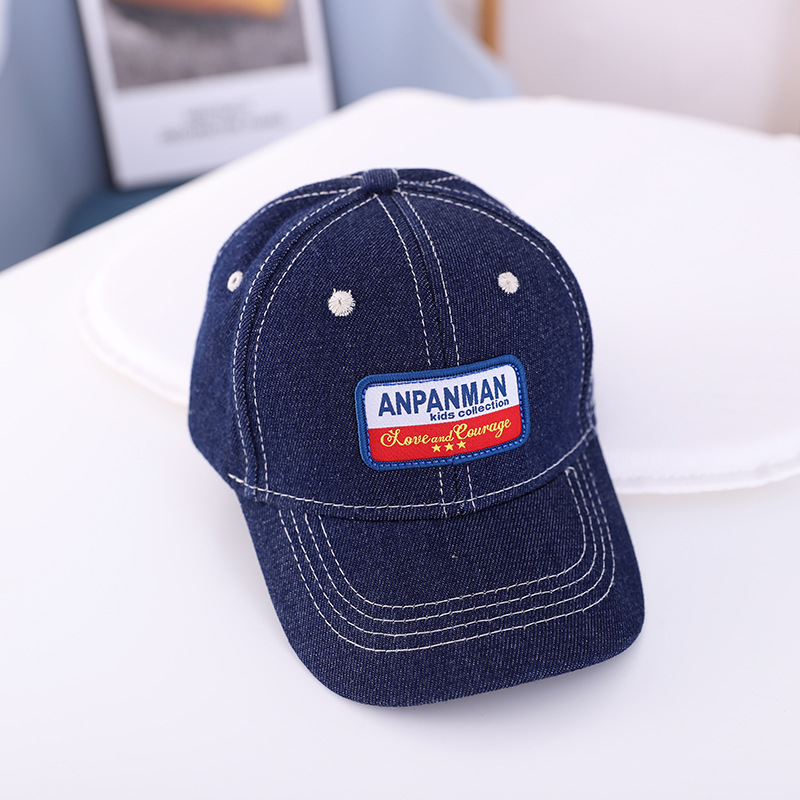 nón kết nón lưỡi trai jean logo cá tính cho bé