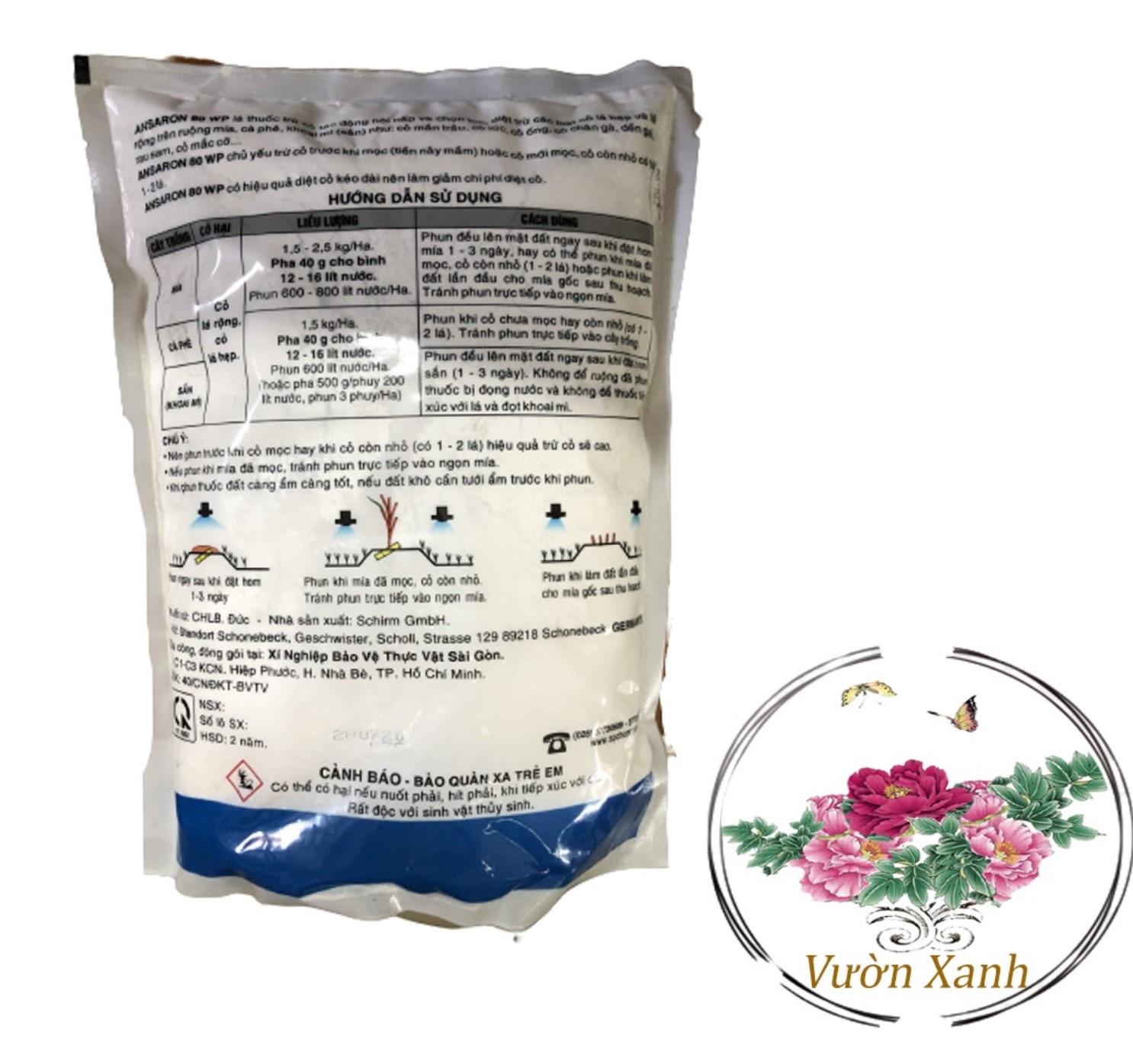 Thuốc Trừ Cỏ Ansaron 80 WP - #012B# 1kg