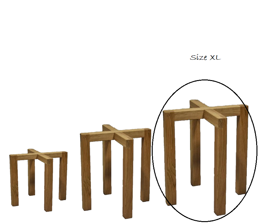 Đôn Gỗ Đặt Chậu Cây Chân Gỗ để chậu hoa CCG06
