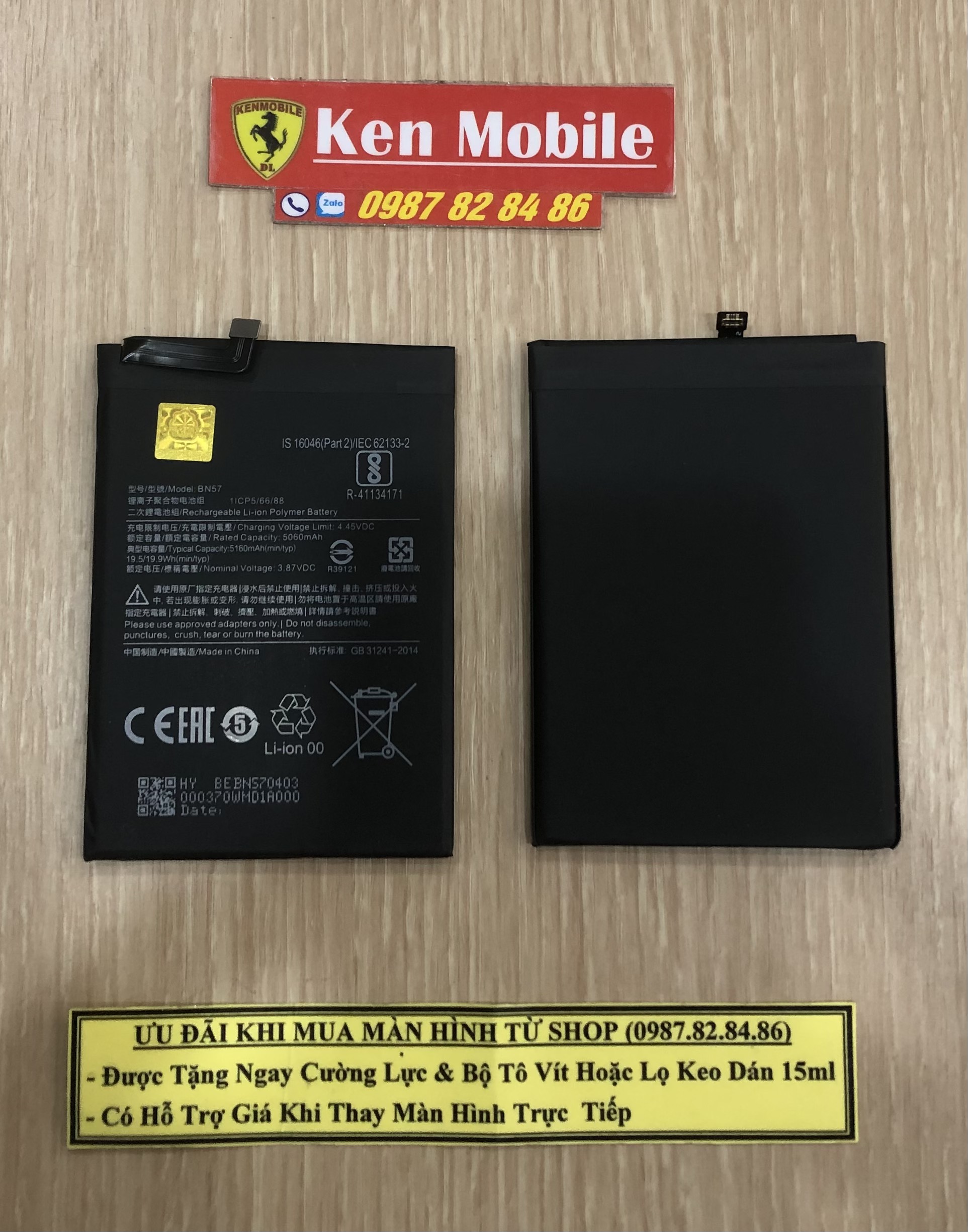 Pin xiaomi model bn57 dùng cho poco x3 / poco x3 pro loại zin