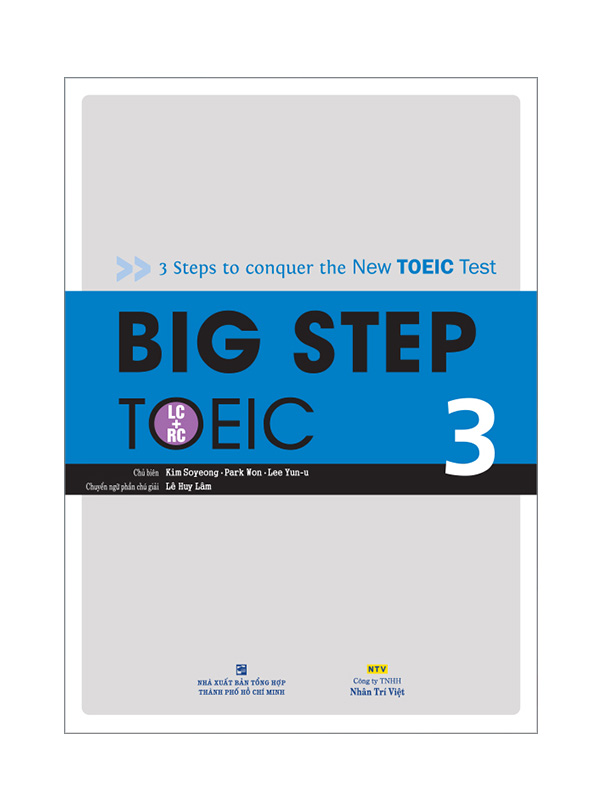 Sách - Big Step Toeic Combo Trọn Bộ 3 Cuốn Kèm Audio