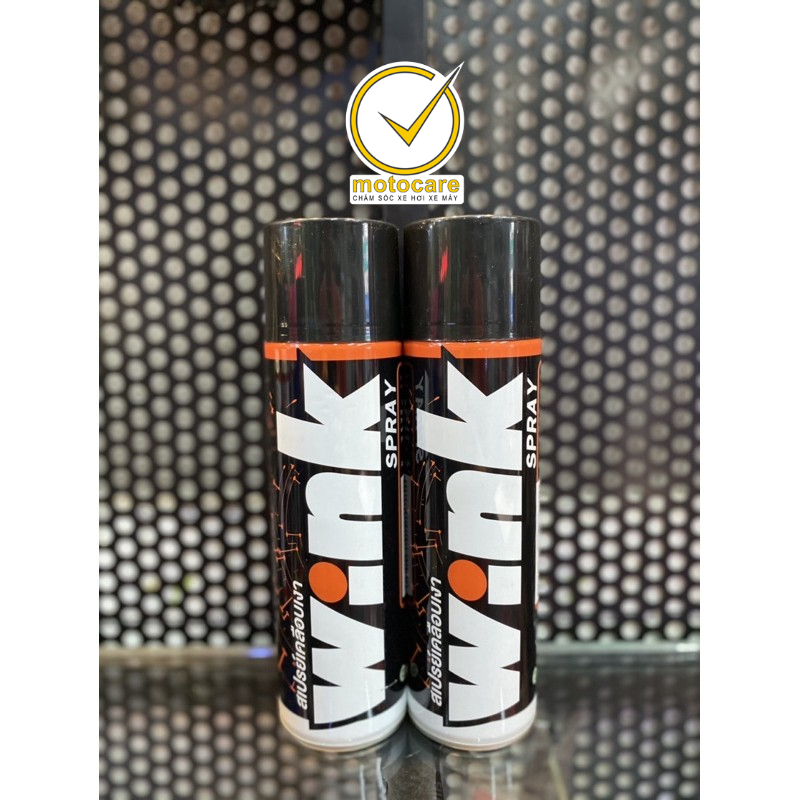 Chai xịt làm bóng dàn áo xe wink sray lube71 / dung tích 600ml