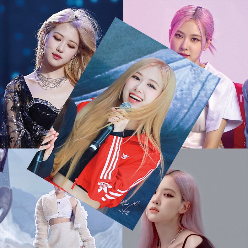 Poster Rose Blackpink 8 tấm đẹp lung linh dành cho fan hâm mộ