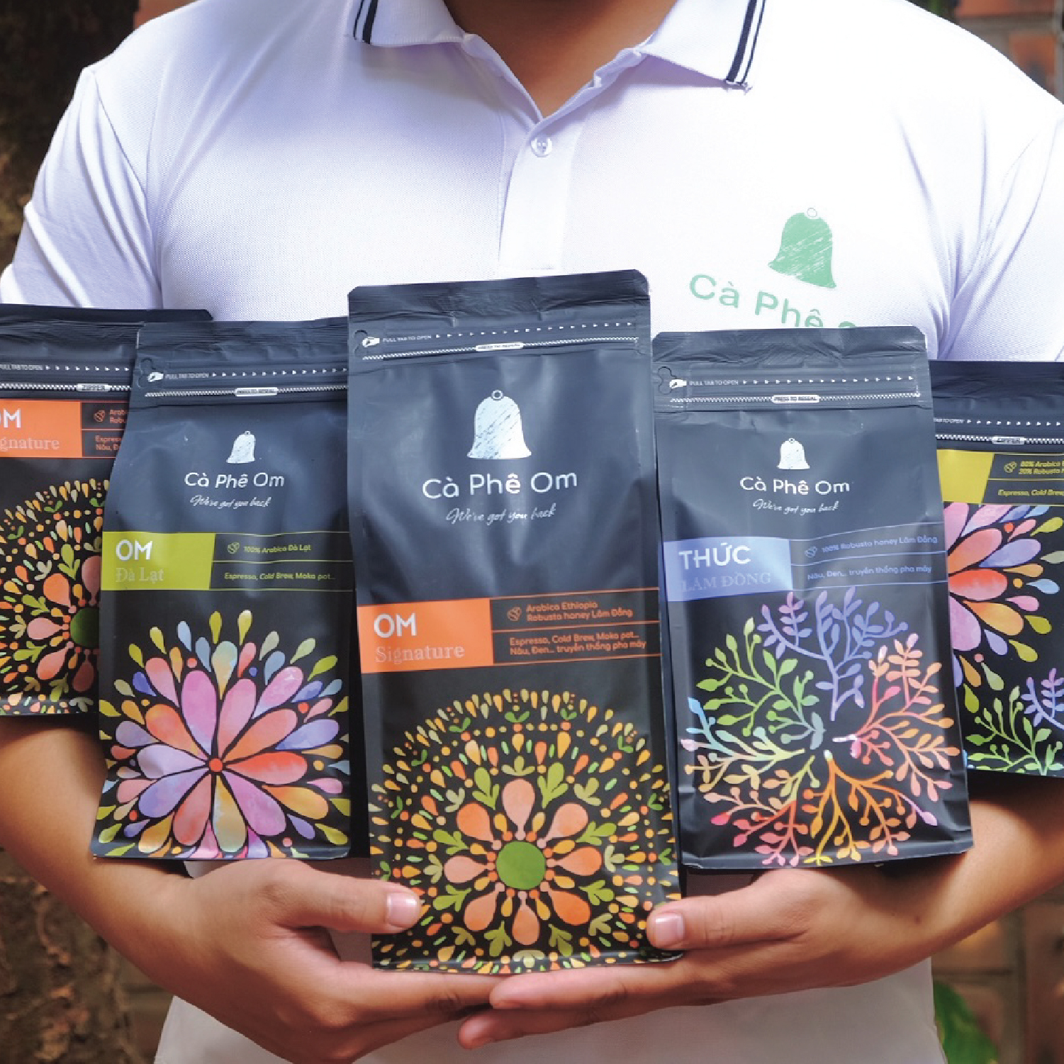 500gr Cà phê Arabica Cầu Đất Đà Lạt 100% rang xay nguyên chất, cà phê hạt rang mộc pha máy, cold brew