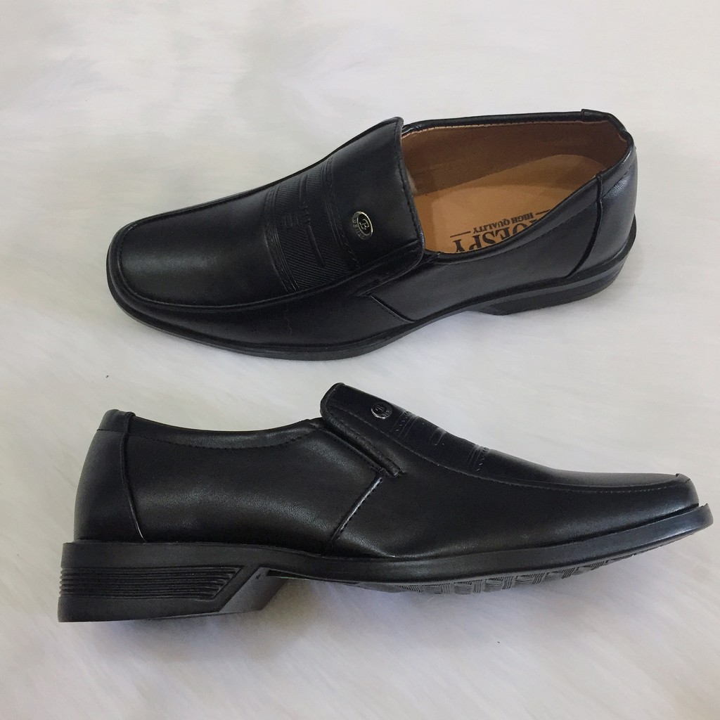 Giày lười trung niên da mềm may đế ( Shop Vina Store )