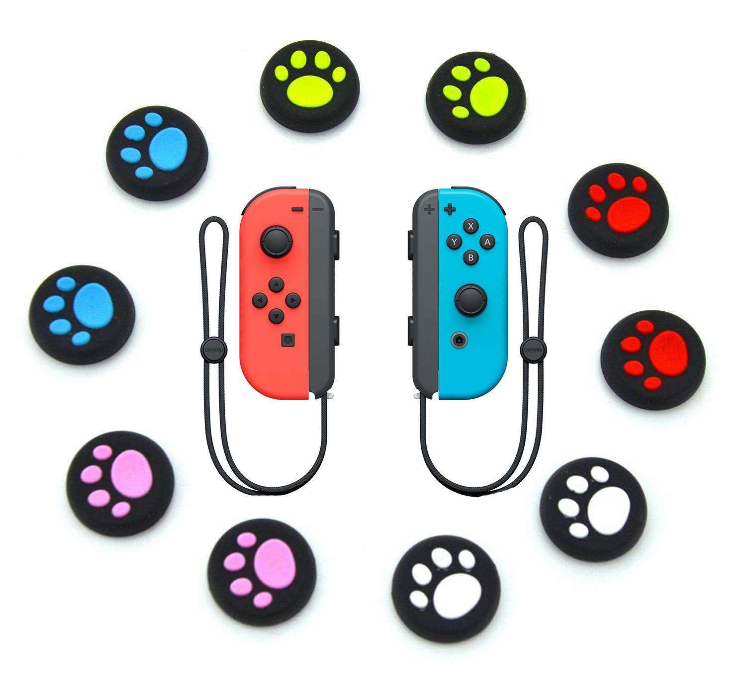 Bọc analog nintendo Switch mẫu Chân gấu set 2 cái Chụp cần analog joycon nintendo switch bộ 2 miếng
