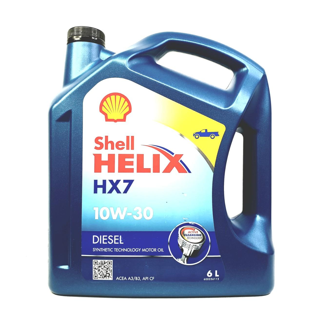 [HCM]SHELL HELIX HX7 DIESEL 10W30 CF NHẬP KHẨU Nhớt ô tô máy dầu 6L