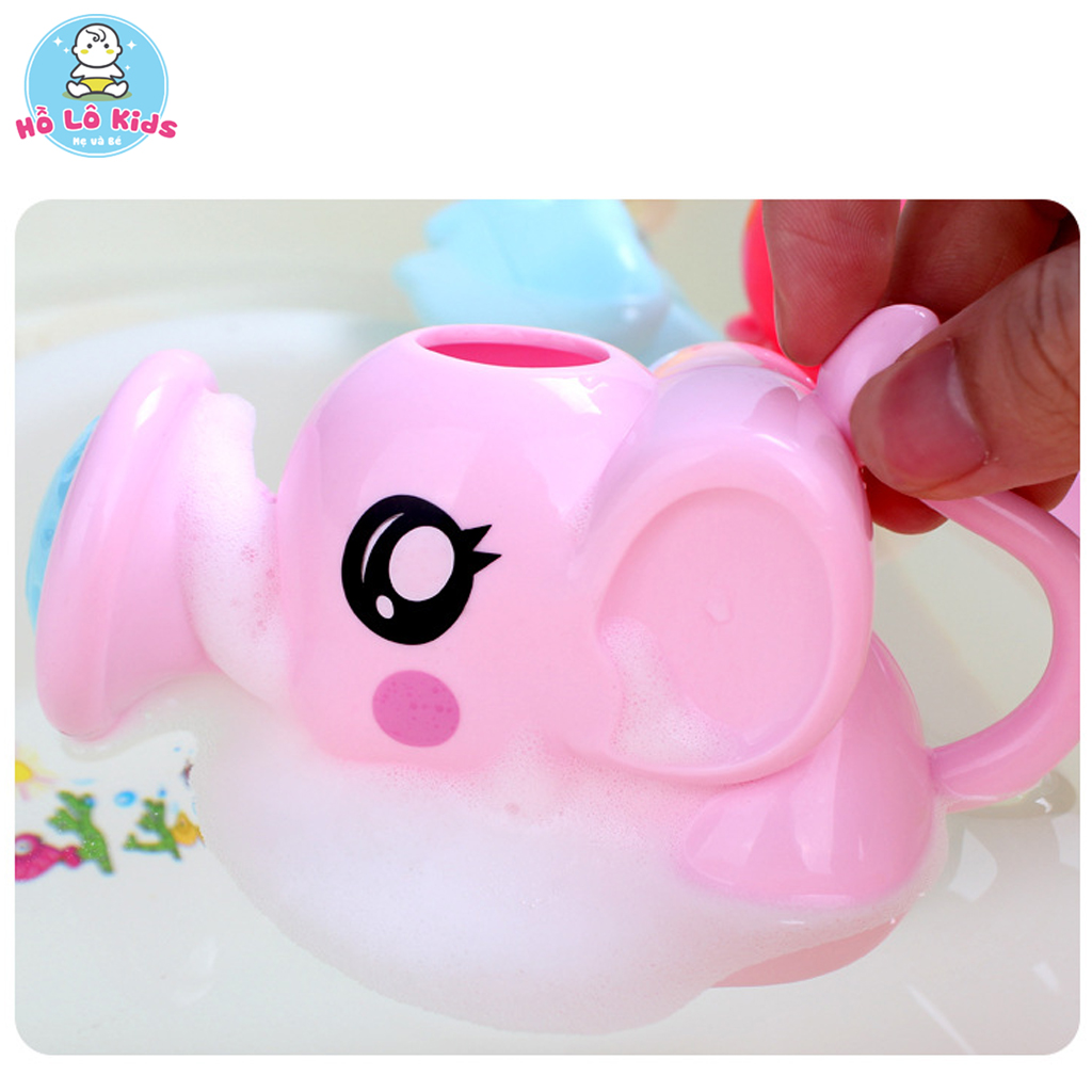 Đồ chơi nhà tắm hình con voi phun nước tắm bé ngộ nghĩnh, giải trí vận động nhà tắm Hồ Lô Kids