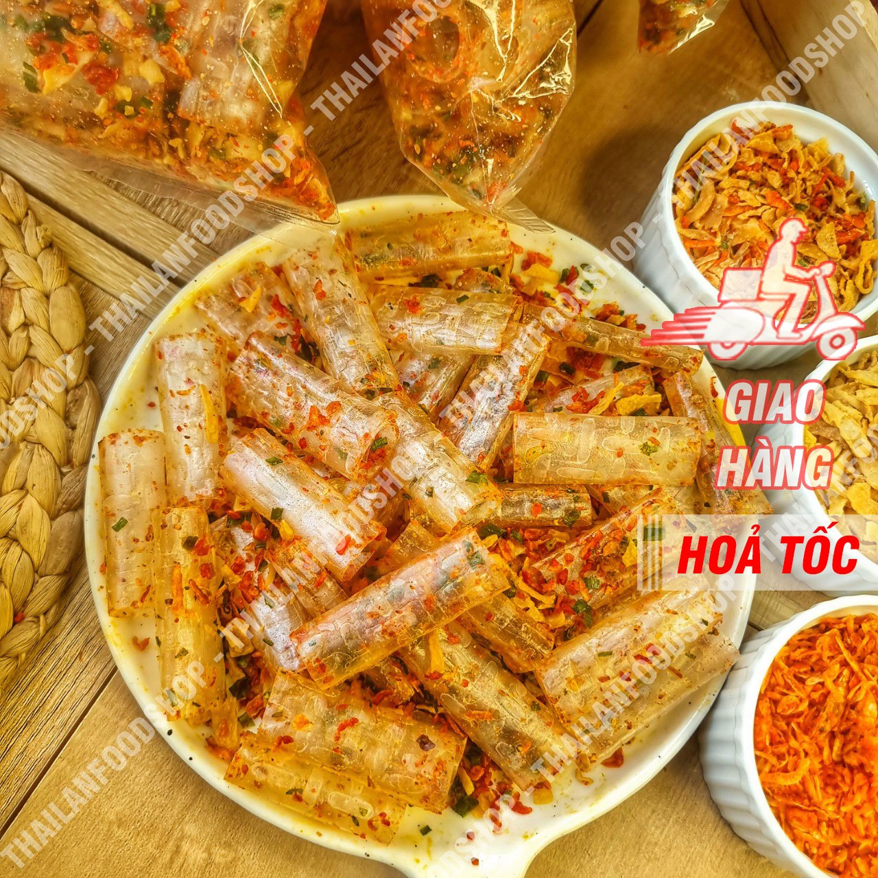 Bánh Tráng Tôm Mỡ Hành