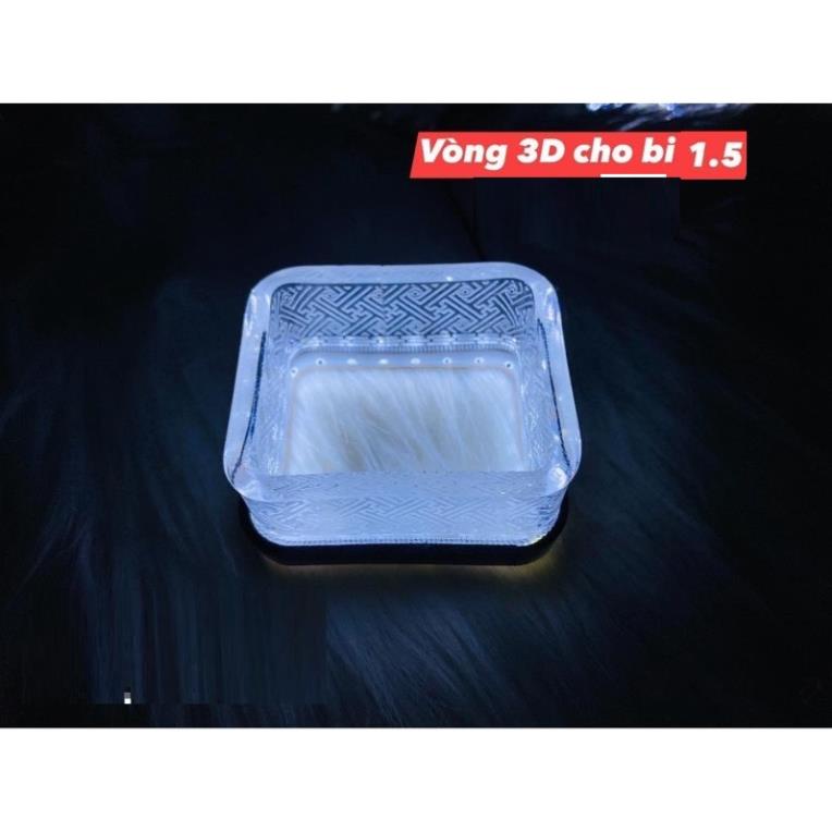 Vòng 3D Trang Trí cho bi cầu LED 1.5 vuông ( Vòng 3D cho bi cầu MT1.5 )