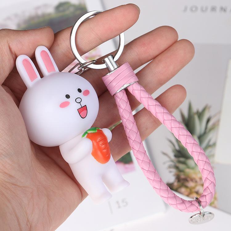 [HCM]Móc khóa thỏ Cony V.2 (Mẫu 2 cầm củ cà rốt)