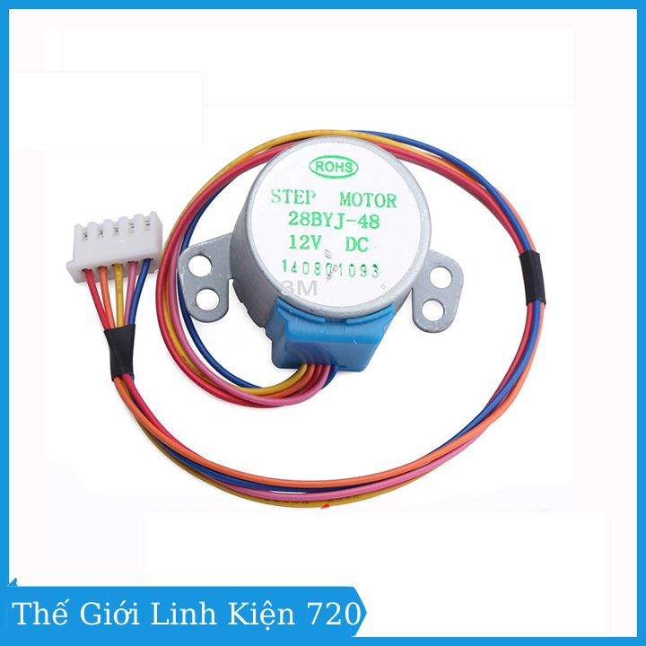 Động cơ bước 12vdc 28byj-48 xịn
