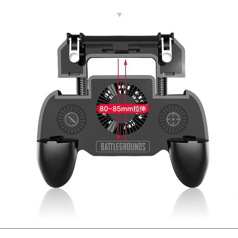 TAY CẦM CHƠI GAME KIÊM QUẠT TOẢ NHIỆT KÈM 2 NÚT BẤM