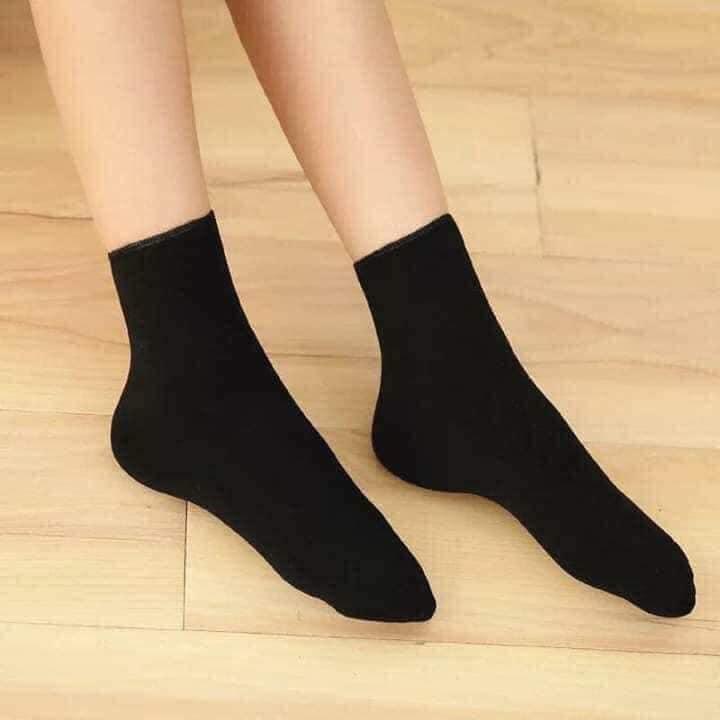 Combo 2 Vớ Tất Lót Lông Cừu Giữ Ấm Thu Đông