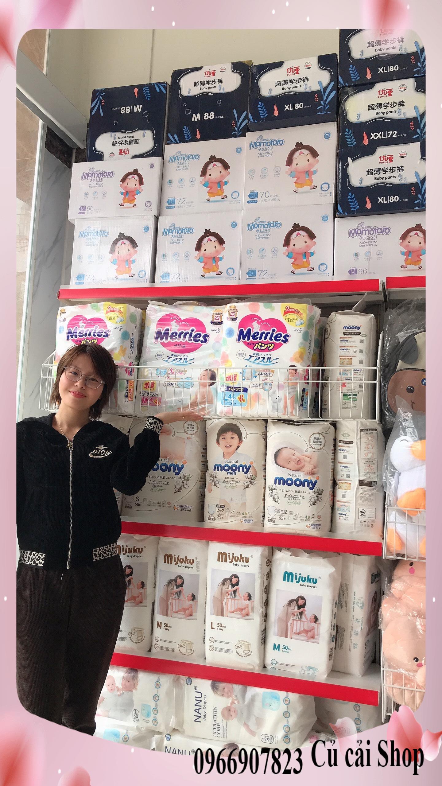 Bỉm Mijuku 100 miếng đủ size chính hãng