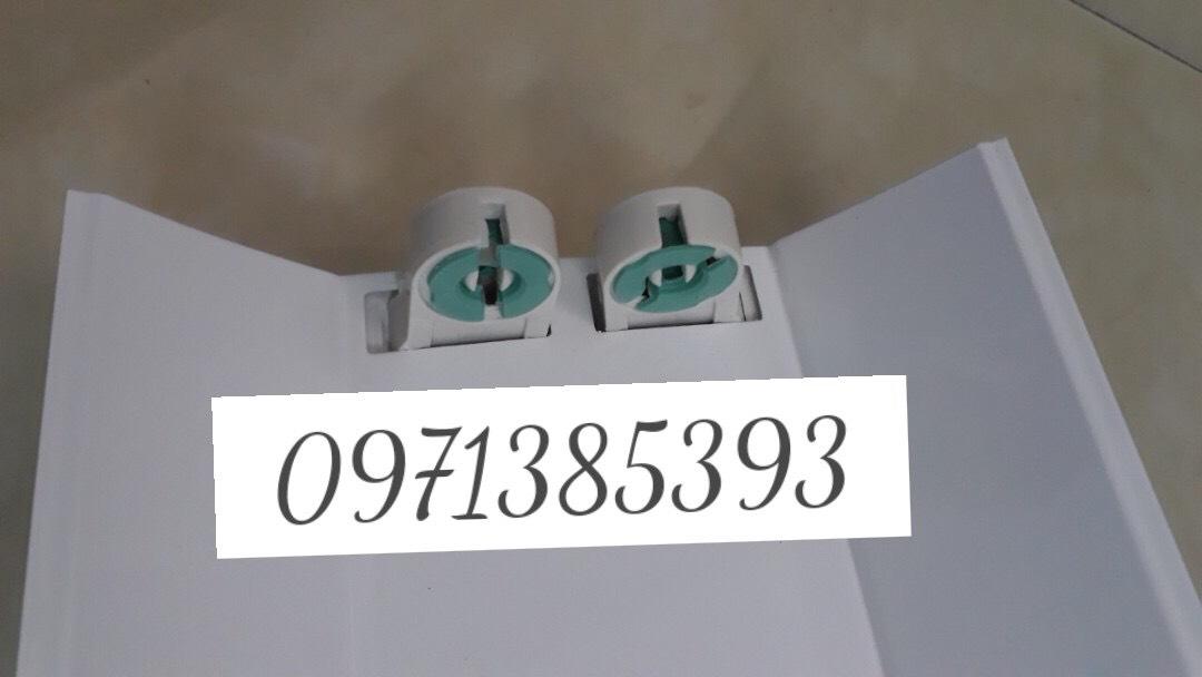 COMBO 05 máng đèn led đôi 1.2m 2bóng - máng đôi Sơn tĩnh điện