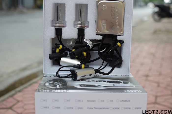 [LEDT2 ISOP] X-Nova HID Xenon Conversion Kit 55w tăng sáng +500% [Số lượng: 1 cặp] [Bảo hành 2 năm]