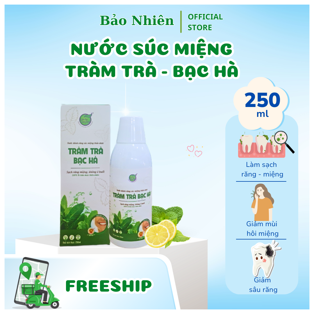 Nước súc miệng Tràm trà bạc hà