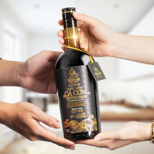 [Hộp giấy 750ml] Nước mắm cá cơm thượng hạng Hoàng Gia  – Quà tặng ẩm thực cao cấp​