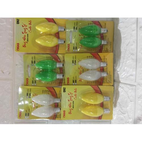 Bộ 2 bóng đèn led quả nhót cho đèn thờ