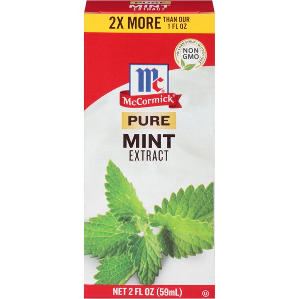 Tinh chất bạc hà tự nhiên non-gmo mccormick pure mint - peppermint extract, không phẩm màu - hương liệu, 59ml