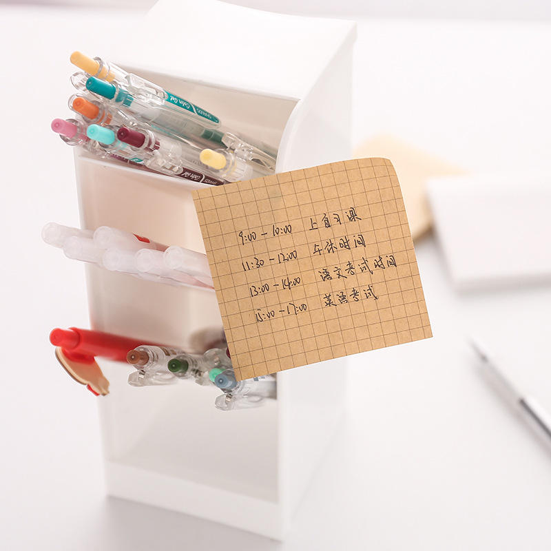 Tập 80 giấy note giấy nhớ basic KRAFT DecorMe