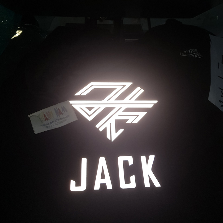 áo hoodie Jack logo mới phản quang