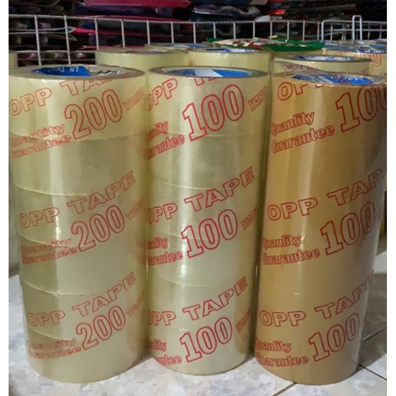 [HCM]Băng keo dán thùng 200yard (6 cuộn/cây)