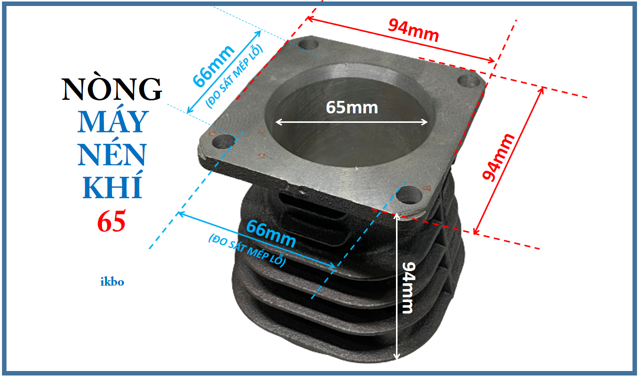 Nòng máy nén khí 65mm, xilanh 65 máy nén khí