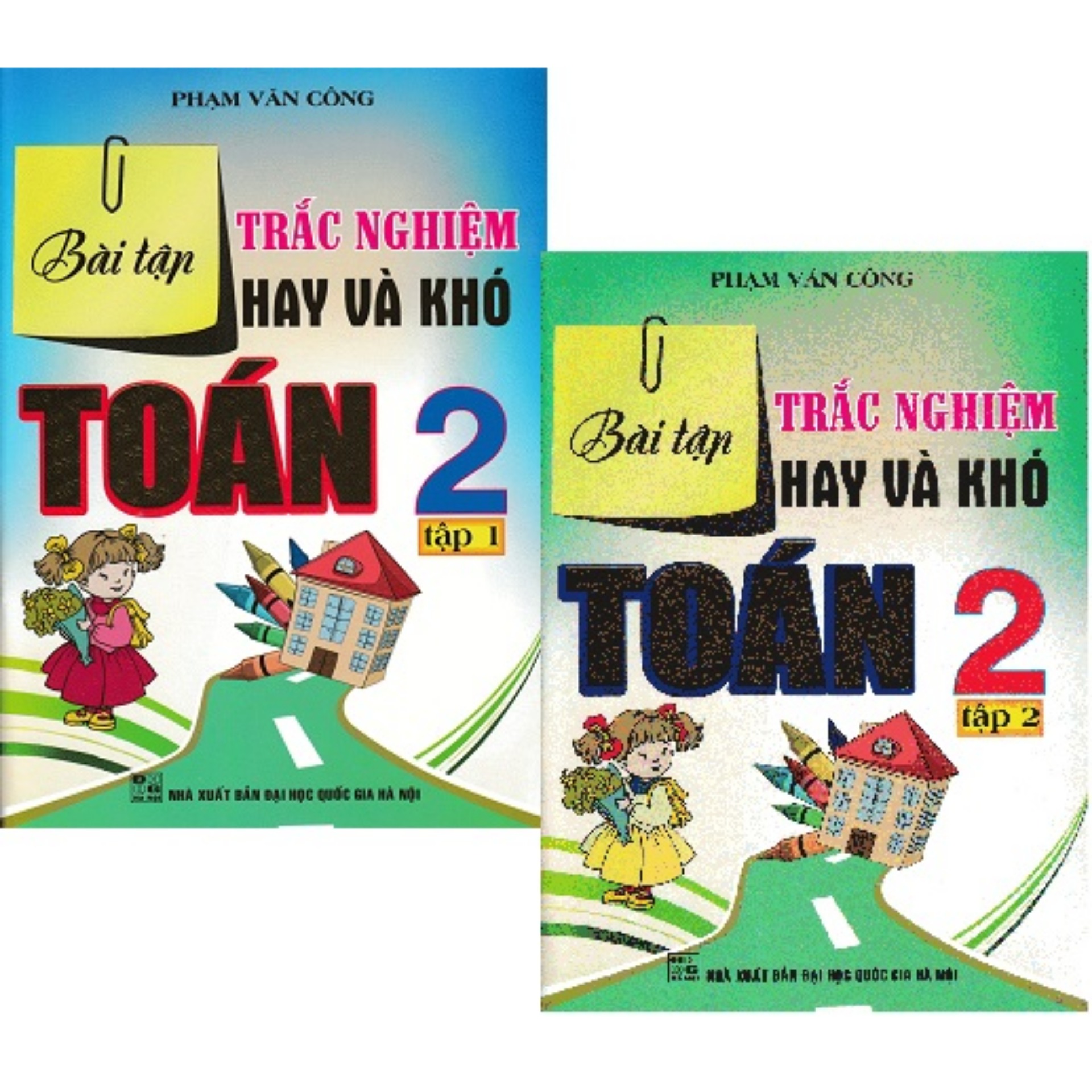 [HCM]Combo Bài Tập Trắc Nghiệm Hay Và Khó Toán Lớp 2 (Tập 1 + Tập 2)