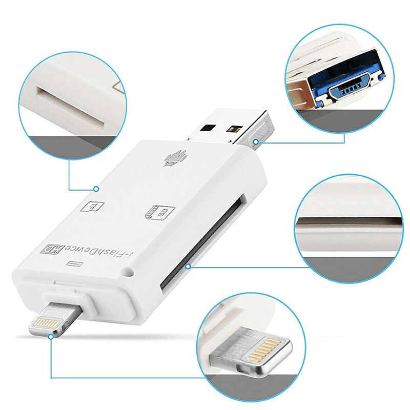 I-Flash Multi-Function Memory Card Reader